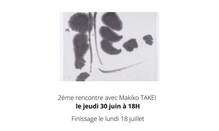 Exposition de Calligraphie Makiko Takei du 23/06/2022 au 18/07/2022